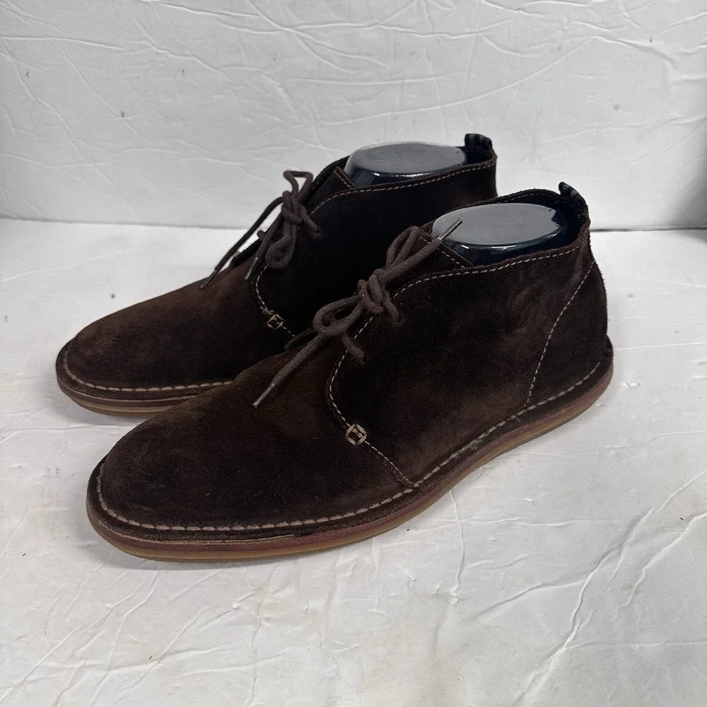 Cole Haan x Todd Snyder Lewis Chukka Boots Mens 7.5 M Brown Suede Ankle Lace‎ Up